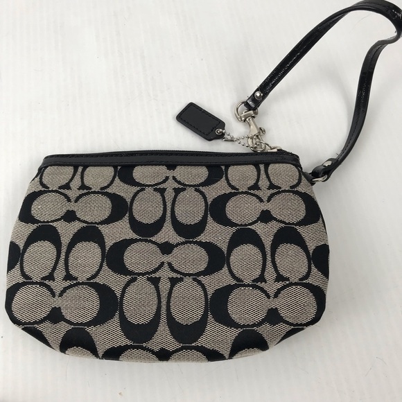 Coach Purse Signature Wristlet Handbag - Picture 3 of 4